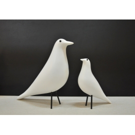 y15743立體雕塑.擺飾 立體擺飾系列-動物.人物系列-對鳥/白色款(有黑.白2款顏色)